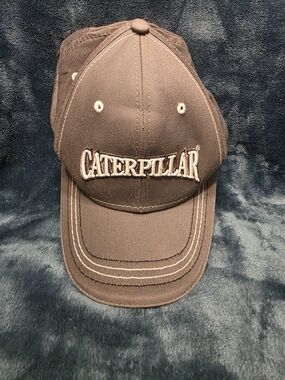 Caterpillar Men's Brown Logo Baseball Cap